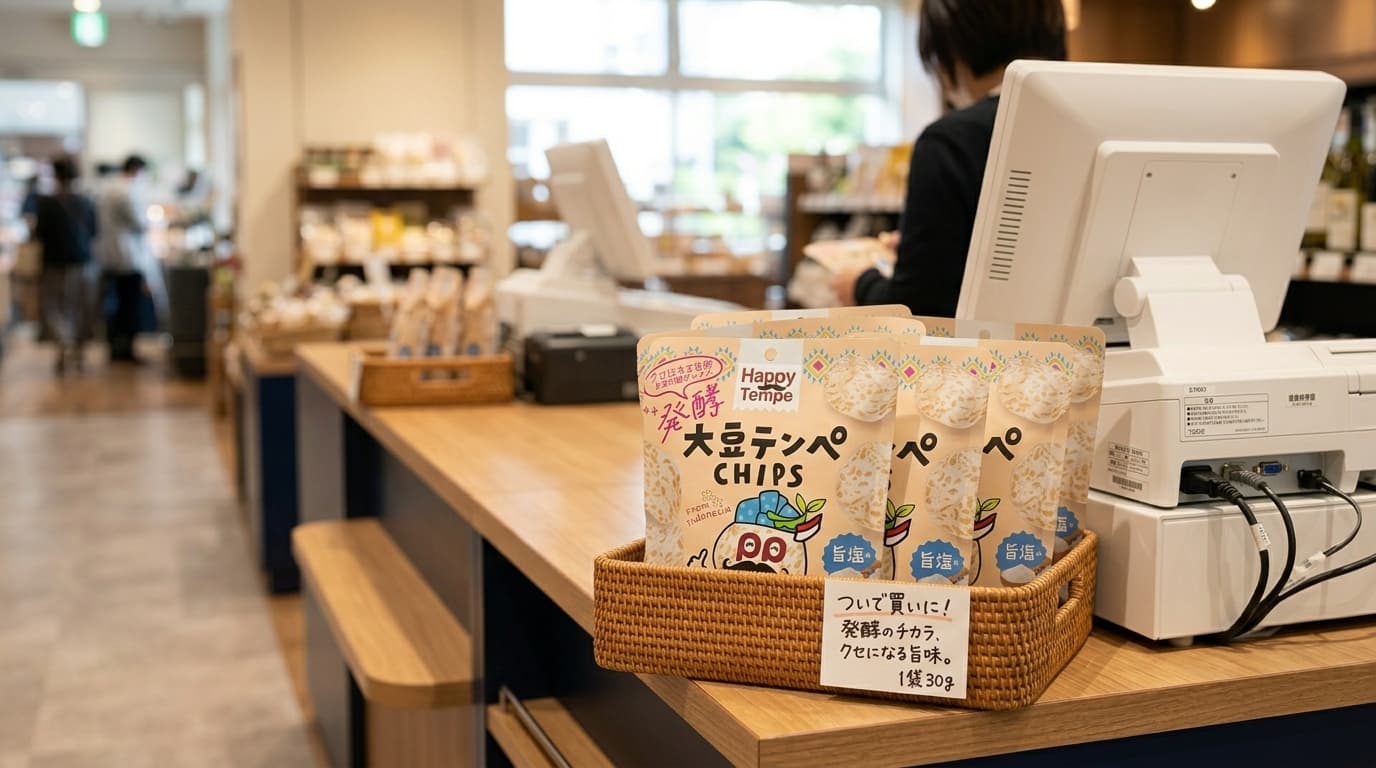 レジ横陳列イメージ